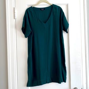 Madewell Emerald Green Shirt Dress